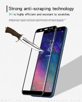 Защитное стекло MOFI 3D Curved Edge для Samsung Galaxy A6 2018 (A600) - Black