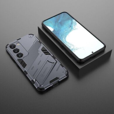 Защитный чехол Deexe Bibercas для Samsung Galaxy S23 - Dark Blue