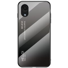 Защитный чехол Deexe Gradient Color для Samsung Galaxy A03 Core (A032) - Black / Grey