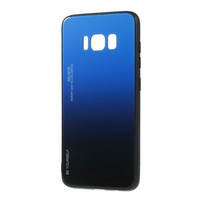 Защитный чехол Deexe Gradient Color для Samsung Galaxy S8 (G950) - Blue / Black