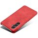 Защитный чехол Deexe Leather Back Cover для Samsung Galaxy A55 (A556) - Red. Фото 3 из 4