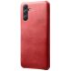 Защитный чехол Deexe Leather Back Cover для Samsung Galaxy A55 (A556) - Red. Фото 1 из 4