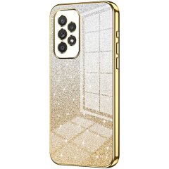 Захисний чохол Deexe Sparkles Cover для Samsung Galaxy A33 (A336) - Gold
