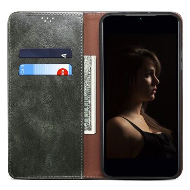 Защитный чехол UniCase Leather Wallet для Samsung Galaxy A05s (A057) - Green