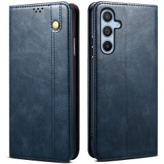 Защитный чехол UniCase Leather Wallet для Samsung Galaxy M15 (M156) - Blue