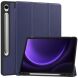 Защитный чехол UniCase Soft UltraSlim для Samsung Galaxy Tab S9 / S9 FE (X710/716/510) - Dark Blue. Фото 1 из 10