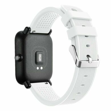 Ремінець UniCase Soft Texture для годинників з шириною кріплення 20 мм - White