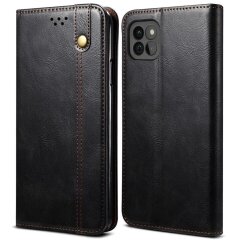 Защитный чехол UniCase Leather Wallet для Samsung Galaxy A22 5G (A226) - Black