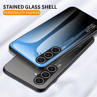 Защитный чехол Deexe Gradient Color для Samsung Galaxy S24 Plus - Black
