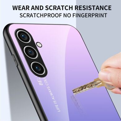 Защитный чехол Deexe Gradient Color для Samsung Galaxy S24 Plus - Pink / Purple