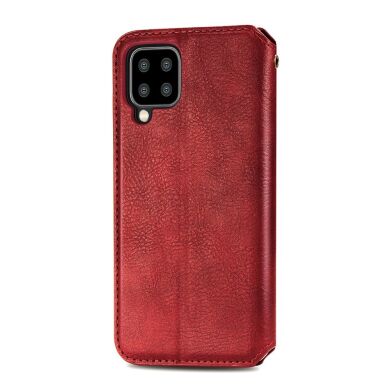 Чохол Deexe Rhombus Wallet для Samsung Galaxy A22 (A225) / M22 (M225) - Red