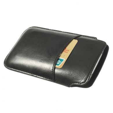 Чехол-карман Deexe Handy Pouch M для смартфонов c диагональю экрана до 5.2 дюймов - Black
