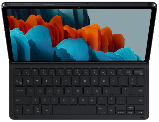 Чехол-клавиатура Book Cover Keyboard Slim для Samsung Galaxy Tab S7 (T870/875) EF-DT630BBRGRU - Black