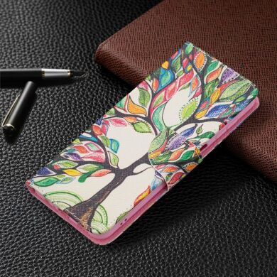 Чехол-книжка Deexe Color Wallet для Samsung Galaxy A13 5G (A136) / A04s (A047) - Life Tree