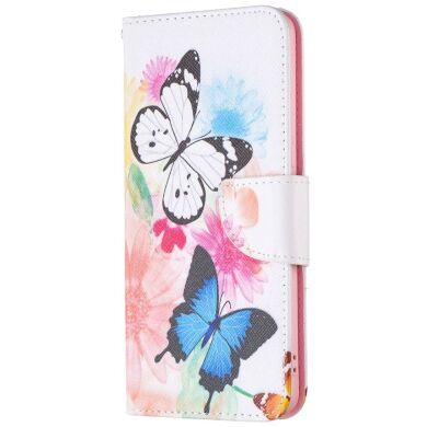 Чехол-книжка Deexe Color Wallet для Samsung Galaxy A53 (A536) - Two Butterflies