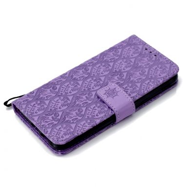 Чехол UniCase Leaf Wallet для Samsung Galaxy J6 2018 (J600) - Purple