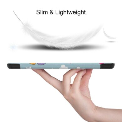 Чехол Deexe Life Style для Samsung Galaxy Tab S9 FE Plus (X610/616) - Apricot Blossom