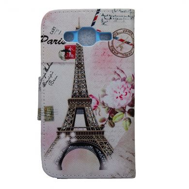 Deexe Cute Pattern! Чехол для Samsung Galaxy J2 (J200) - Eiffel Tower