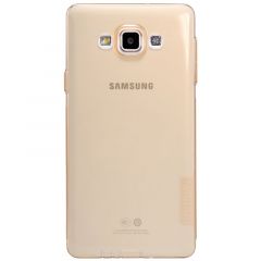 Силиконовая накладка NILLKIN 0.6mm Nature TPU для Samsung Galaxy A7 (A700) - Gold