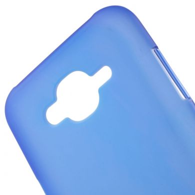 Силиконовая накладка Deexe Frosted Case для Samsung Galaxy J7 (J700) / J7 Neo (J701) - Blue