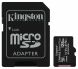 Карта памяти Kingston microSDXC 128GB Canvas Select Plus C10 UHS-I R100MB/s + адаптер - Black. Фото 1 из 4