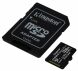 Карта памяти Kingston microSDXC 128GB Canvas Select Plus C10 UHS-I R100MB/s + адаптер - Black. Фото 3 из 4