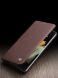 Кожаный чехол QIALINO Wallet Case для Samsung Galaxy S21 Ultra (G998) - Brown. Фото 9 из 12