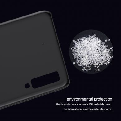 Пластиковый чехол NILLKIN Frosted Shield для Samsung Galaxy A7 2018 (A750) - Gold