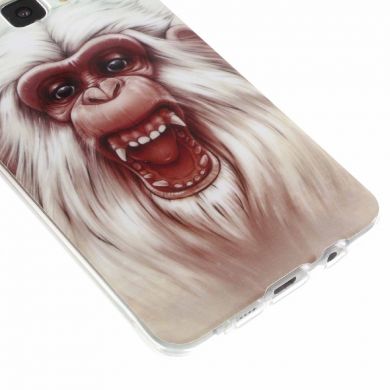 Силиконовая накладка Deexe Life Style для Samsung Galaxy A3 (2016) - Angry Gorilla