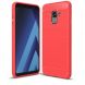 Защитный чехол UniCase Carbon для Samsung Galaxy A8+ 2018 (A730) - Red. Фото 1 из 7