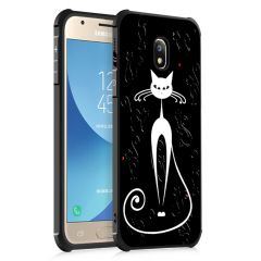 Захисний чохол UniCase Black Style для Samsung Galaxy J3 2017 (J330), Cat Pattern