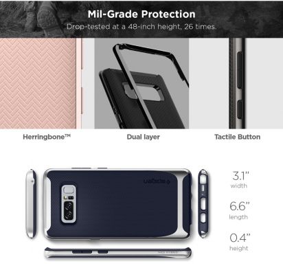 Защитный чехол Spigen SGP Neo Hybrid для Samsung Galaxy Note 8 (N950) - Orchid Gray