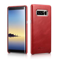 Кожаный чехол ICARER Glossy Cover для Samsung Galaxy Note 8 (N950) - Red