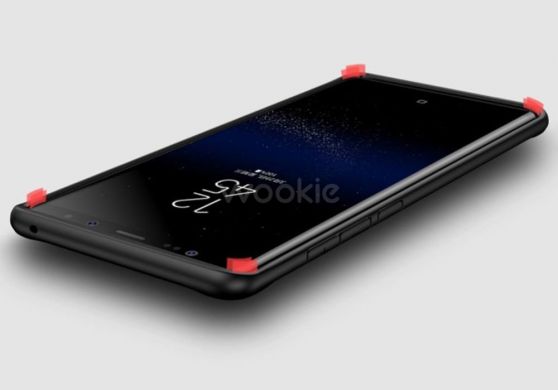 Защитный чехол UniCase Crystal Frame для Samsung Note 8 (N950) - Red