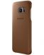 Чехол Leather Cover для Samsung Galaxy S7 edge (G935) EF-VG935LDEGRU - Brown. Фото 3 из 7