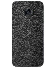 Кожаная наклейка Glueskin для Samsung Galaxy S7 edge - Classic Black