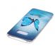 Силиконовый (TPU) чехол Deexe LumiCase для Samsung Galaxy S8 (G950) - Blue Butterfly. Фото 4 из 5
