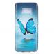 Силиконовый (TPU) чехол Deexe LumiCase для Samsung Galaxy S8 (G950) - Blue Butterfly. Фото 2 из 5