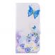 Чехол Deexe Color Wallet для Samsung Galaxy S9 Plus (G965) - Butterfly in Flowers. Фото 2 из 8
