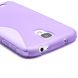 Силиконовая накладка Deexe S Line для Samsung Galaxy S4 (i9500) - Purple. Фото 3 из 7