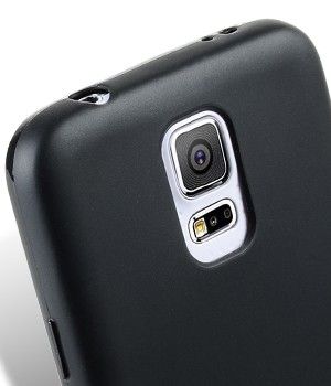 Силиконовая накладка Melkco Poly Jacket для Samsung Galaxy S5 mini + пленка - Black