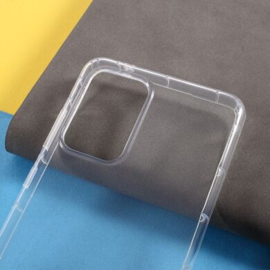 Силиконовый (TPU) чехол Deexe Clear Cover для Samsung Galaxy A52 (A525) / A52s (A528) - Transparent