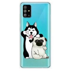 Силіконовий (TPU) чохол Deexe Pretty Glossy для Samsung Galaxy S20 Plus (G985) - Dogs