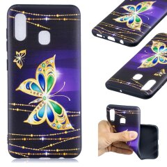 Силиконовый (TPU) чехол UniCase Color Style для Samsung Galaxy A30 (A305) - Shiny Butterfly