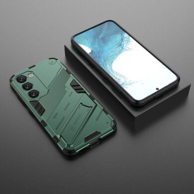 Защитный чехол Deexe Bibercas для Samsung Galaxy S23 - Green