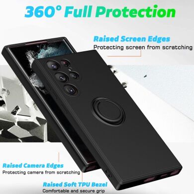 Защитный чехол Deexe Color Shell для Samsung Galaxy S23 Ultra - Black