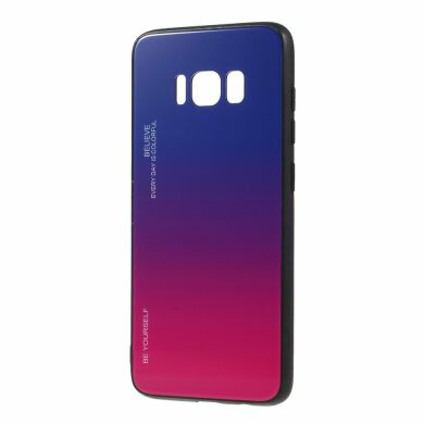 Защитный чехол Deexe Gradient Color для Samsung Galaxy S8 (G950) - Blue / Rose