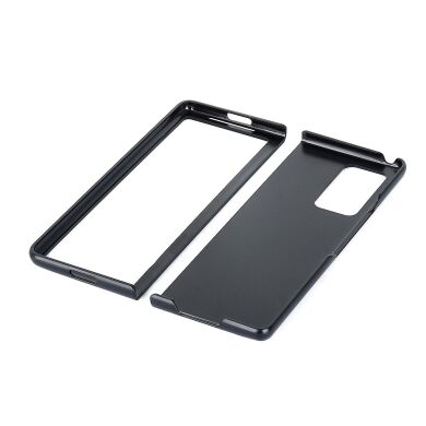 Защитный чехол Deexe Leather Case для Samsung Galaxy Fold 2 - Blue