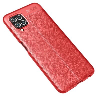 Защитный чехол Deexe Leather Cover для Samsung Galaxy M32 (M325) - Red