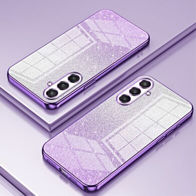 Защитный чехол Deexe Sparkles Cover для Samsung Galaxy S23 FE - Purple